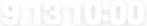 9월 13일 10시